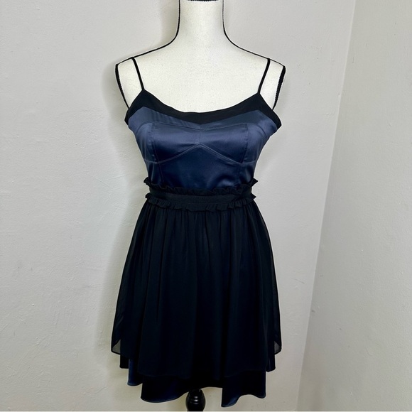 BCBG Generation Short Dress Women's Blue/Black Size‎ 2 Sleeveless  Party Dress - Picture 13 of 14